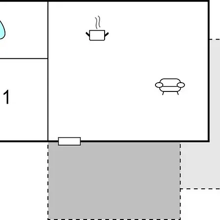 1 Bedroom In Feriehus